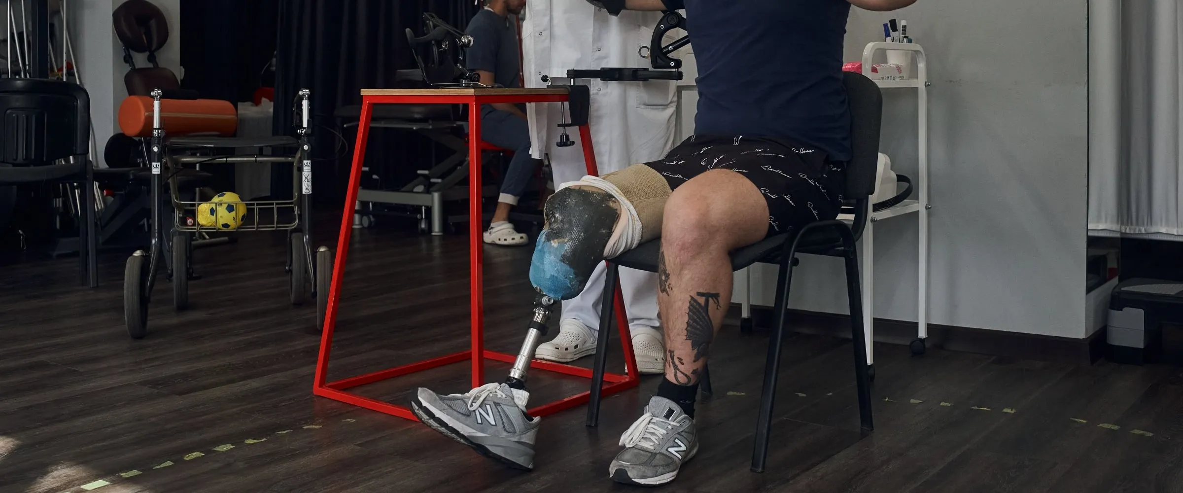 Physical rehabilitation process of patients in Kyiv